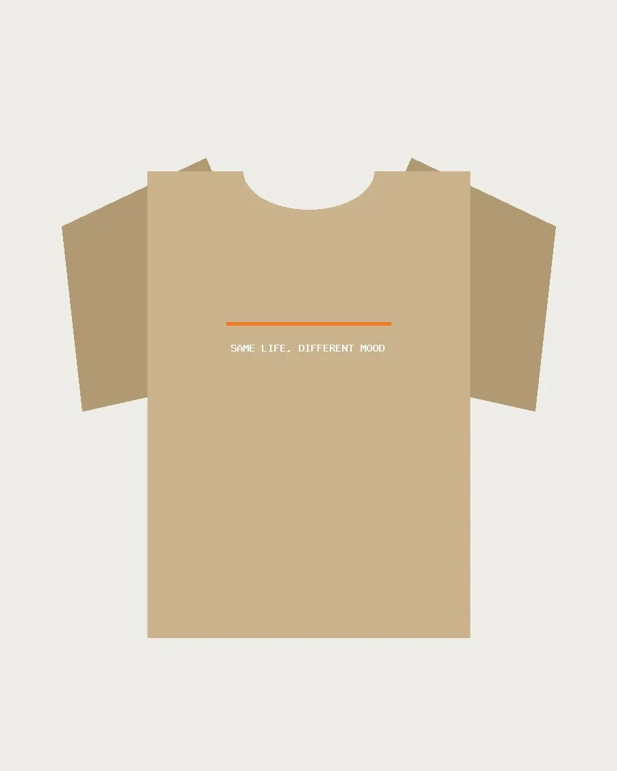 Sand Dune Drop Shoulder Tee